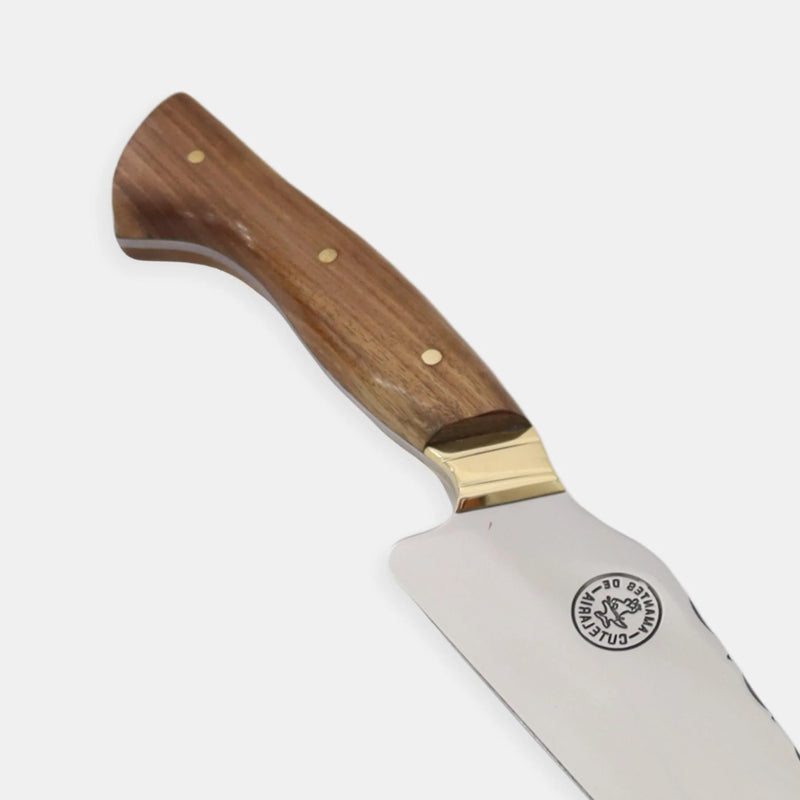 Faca Churrasco Artesanal Personalizada BBQ Fileteira | Aço Inox 9"