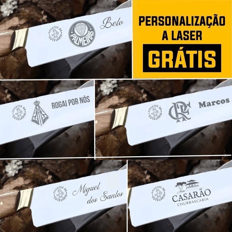 Kit Churrasco BBQ Fileteira + Tábua Gourmet