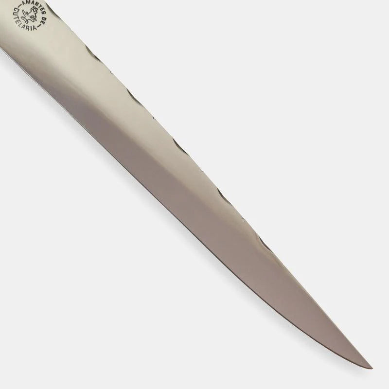 Faca Churrasco Artesanal Personalizada Javalizeira | Aço Inox 12"